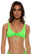 Luli Fama Que Sera Sera Scoop Neck Drawstring Top